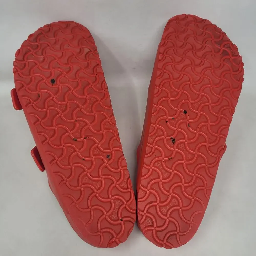 Birkenstock Arizona Sandals Men EU46 US13.5 Red EVA Slides Slip On Comfort Beach